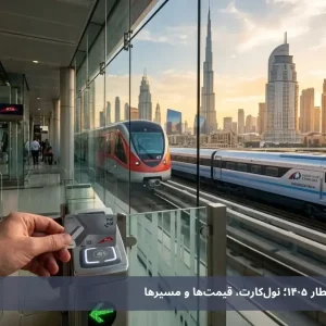 دبی‌گردی با مترو و قطار 1405؛ نول‌کارت، قیمت‌ها و مسیرها